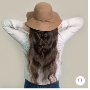 Womens Floppy With Round Crown And
Faux Suede Band (WFH7950)